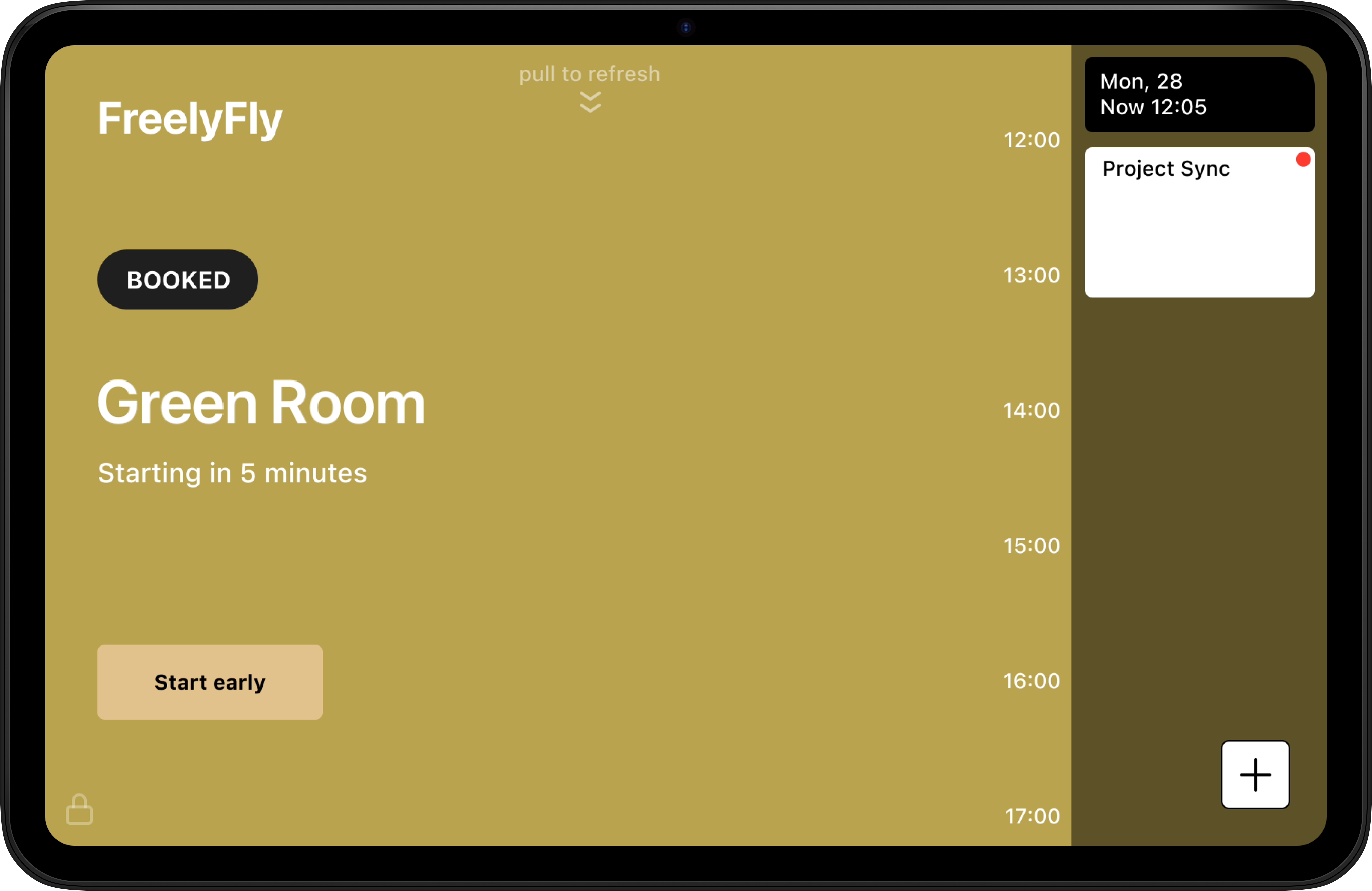 Room Booked Screen